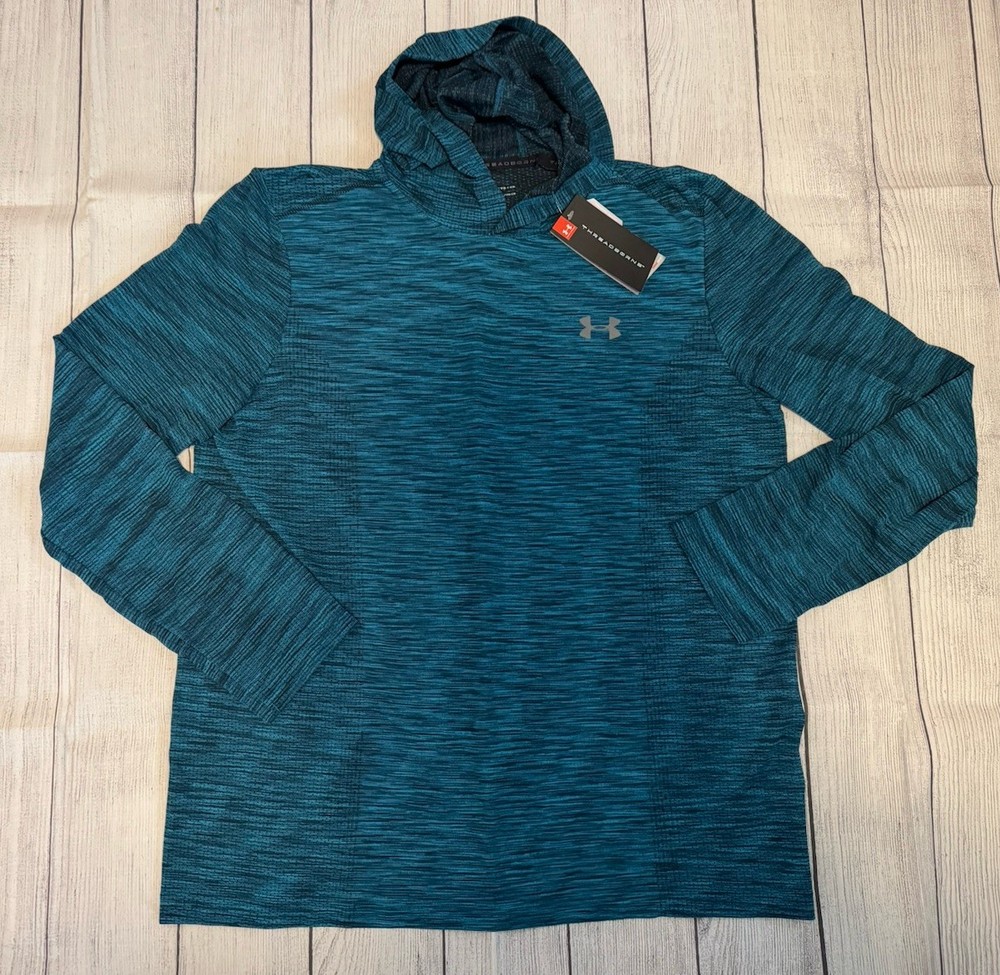 Under Armour THREADBORNE Seamless Pullover Hoodie Long Sleeve Shirt Men's XL NWT