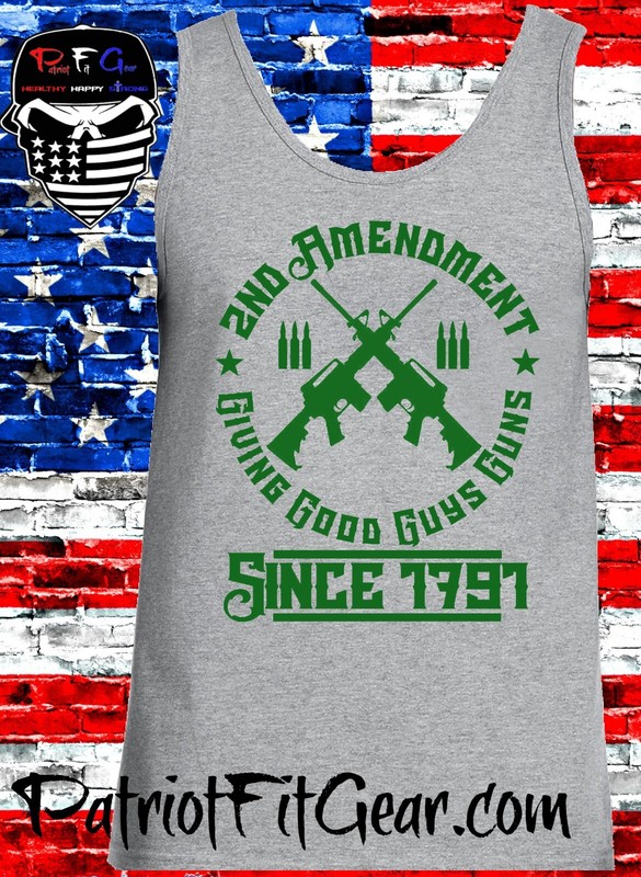 Tank Top,2nd Amendment Giving Good Guys Guns Since 1791,Molon Labe,Gun Rights,2A gallery