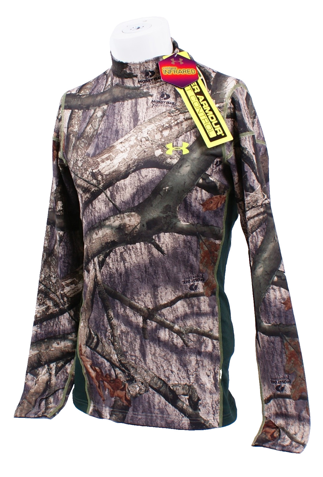 Under Armour Men's M Mossy Oak Camo Coldgear Infrared Long Sleeve Hunting Shirt gallery