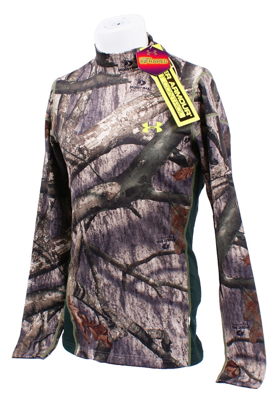 Under Armour Men's M Mossy Oak Camo Coldgear Infrared Long Sleeve Hunting Shirt gallery