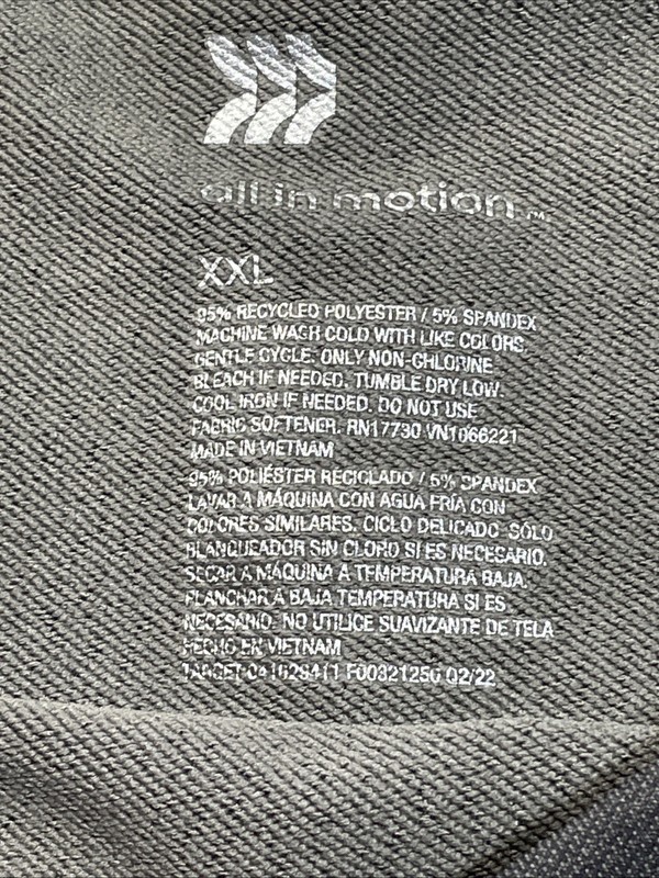 All in Motion Shirt Mens 2XL Fitted Cold Weather Mock Long Sleeve Athletic Gray gallery