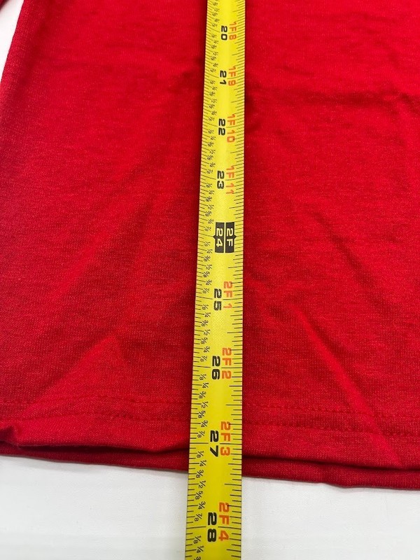 Jerzees Mens Spotshield Long Sleeve Jersey Polo Shirt 437ML True Red Size Small gallery