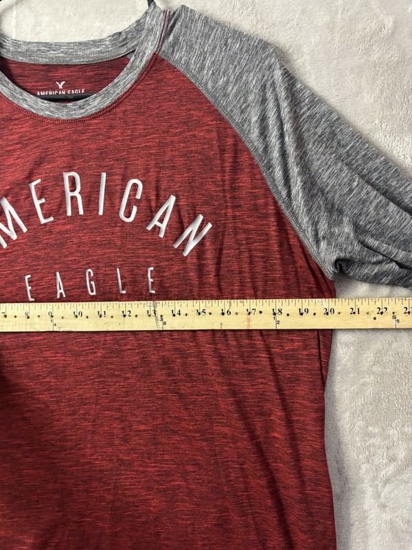 American Eagle 360 Extreme Flex Long Sleeve Raglan Athletic Shirt Mens M gallery