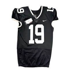 Nike Team Engineered Football Jersey Mens Large Black White AO4800-012 Number 19