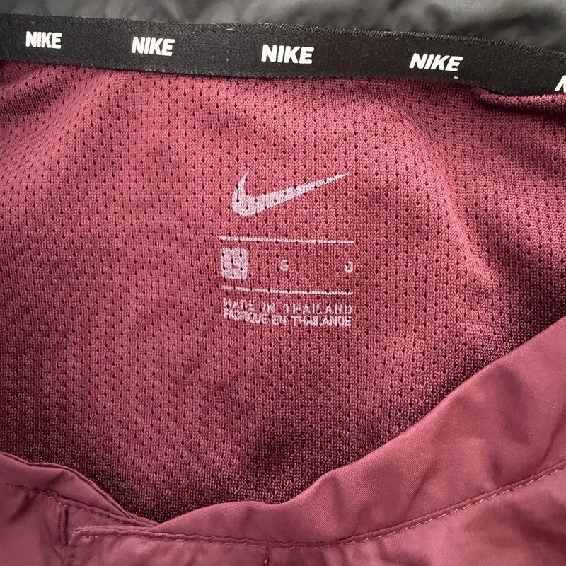 Nike Short Sleeve Windshirt Pullover Maroon Men’s Large BQ3237-669 gallery