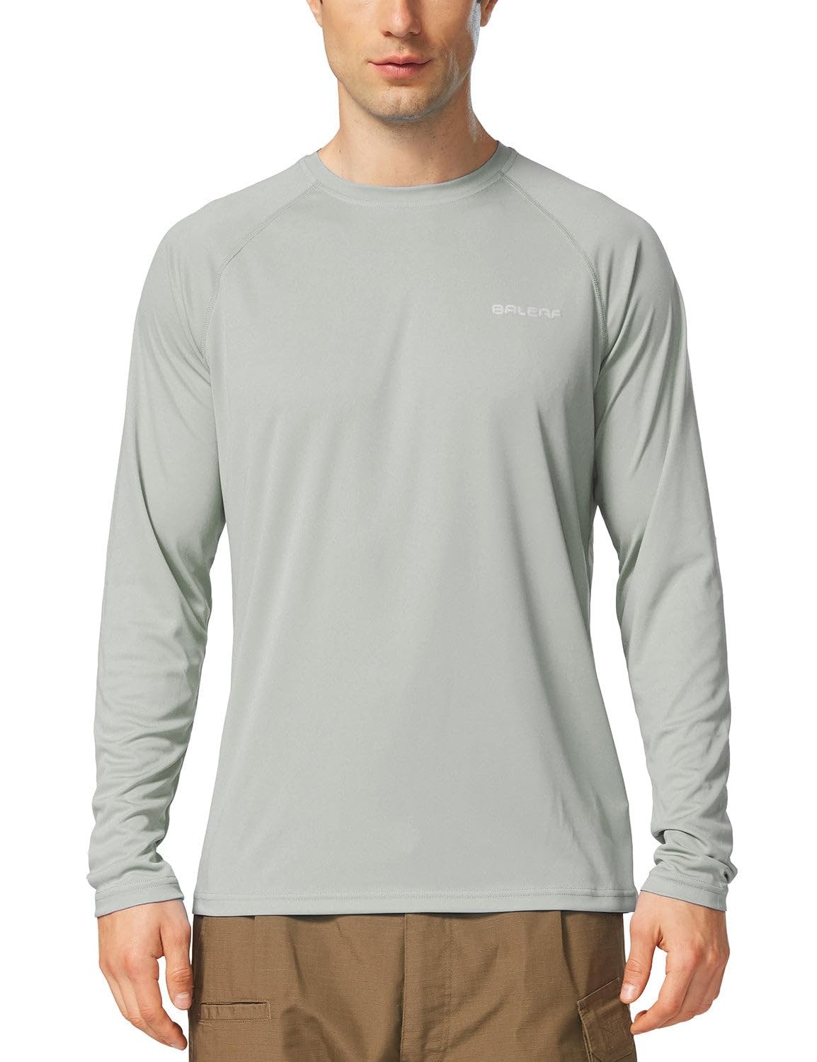 Mens UPF 50+ Sun Protection Shirts Long Sleeve Rash Guard, Quick Dry 4-Way St... gallery