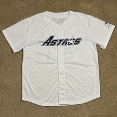 Houston Astros Lance McCullers SGA 1990s Throwback Jersey White Size XL