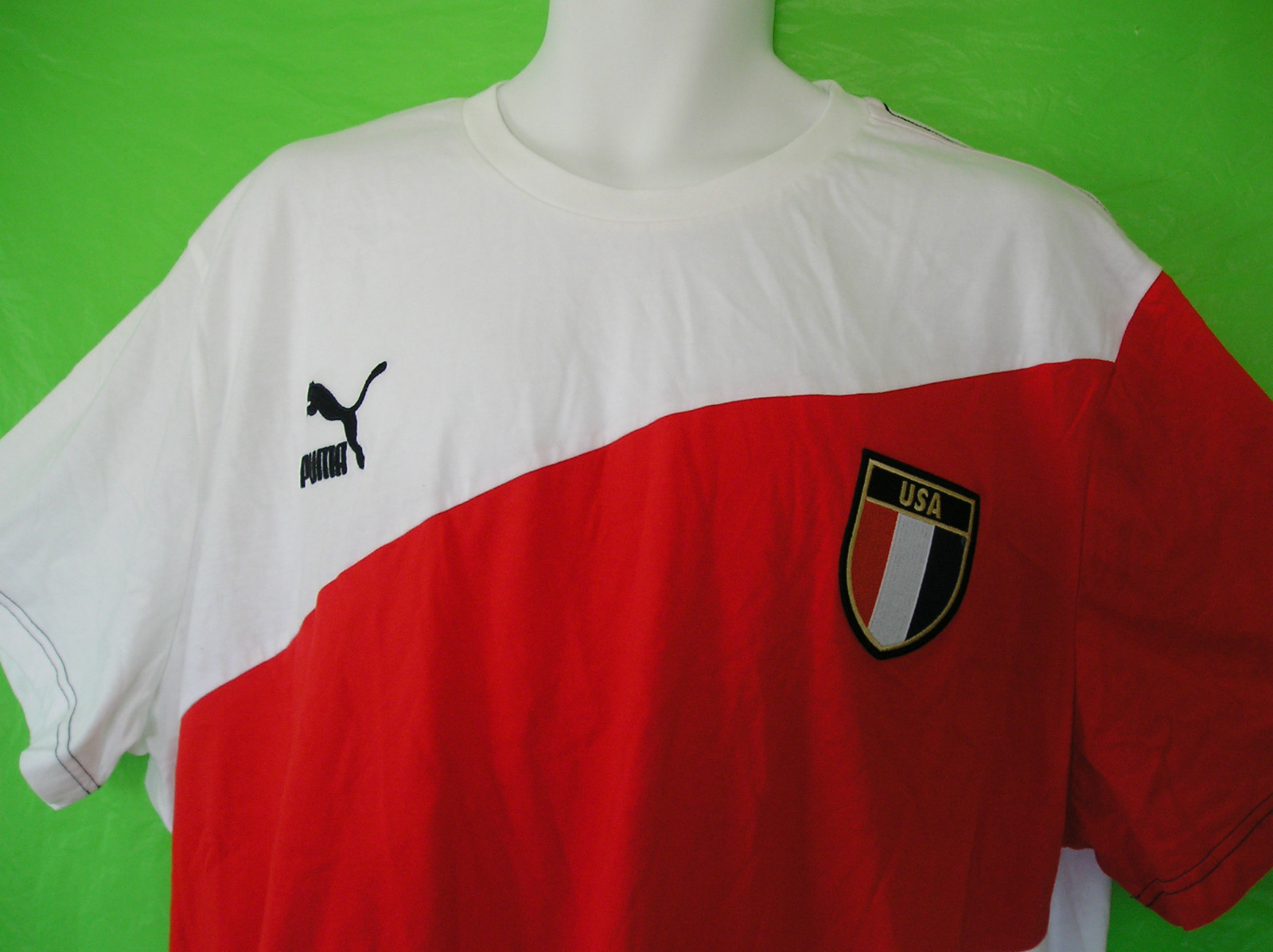 Bn~Puma USA COUNTRY BADGE jersey T-Shirt United States of America soccer Top~2XL gallery