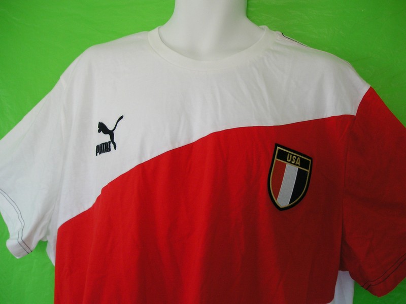 Bn~Puma USA COUNTRY BADGE jersey T-Shirt United States of America soccer Top~2XL gallery