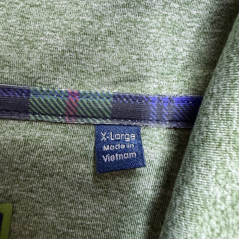 William Murray Golf Pullover Men's XL Green Heather 1/4 Zip Long Sleeve Flawless gallery