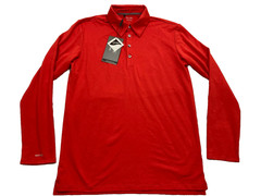 ADIDAS Adipure LYCRA Brand Red Athletic Performance Shirt MEN’S S