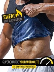 Sweat Sauna Vest Men Weight Loss Sports Waist Trainer Tank Top Body Shaper S-5XL