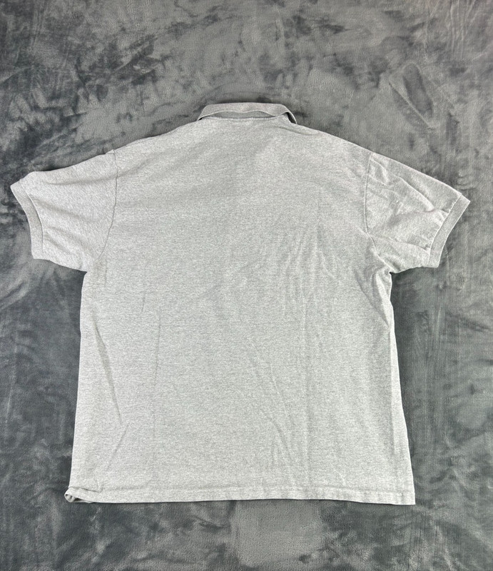 Vintage Champion Polo Shirt XL Gray Northeastern University Embroidered Logo USA gallery