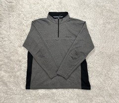 Columbia Omni-Shield Men’s Activewear Quarter Zip Up Gray/Black – Size XL