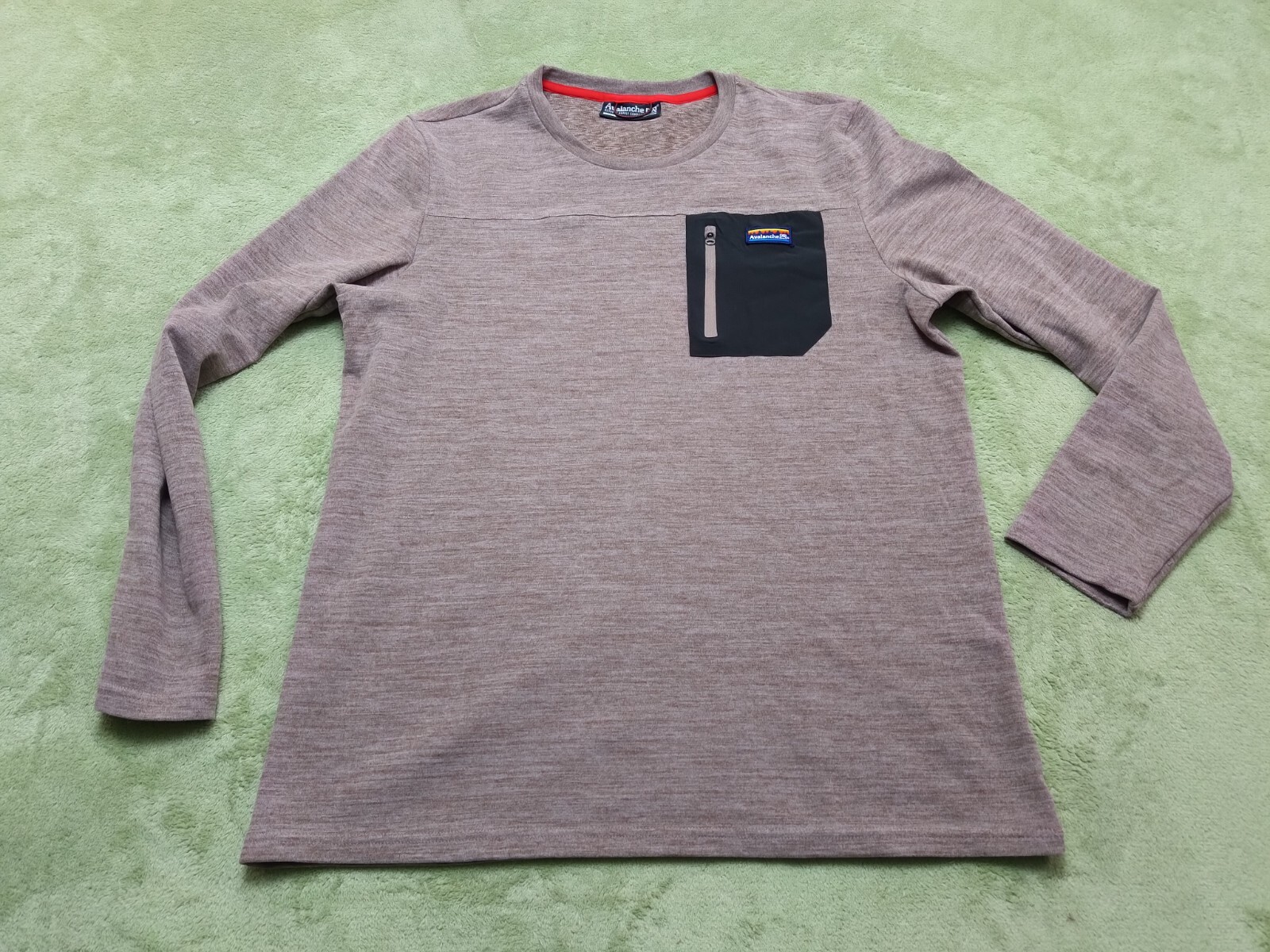 Avalanche Outdoor Supply Co Men's Relaxed Fit Sweatshirt, Brown, Size XL gallery