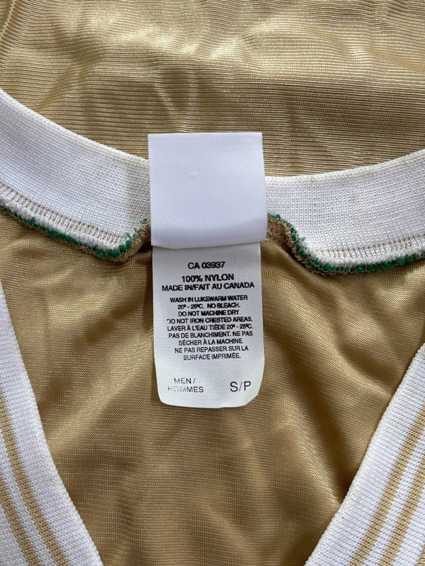 vintage saxon dazzle basketball jersey mens size small NWOT 90s made in canada gallery