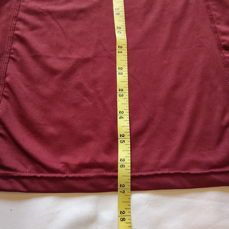 TESLA Compression Shirt Men's Medium Maroon Short Sleeve Performance Active gallery
