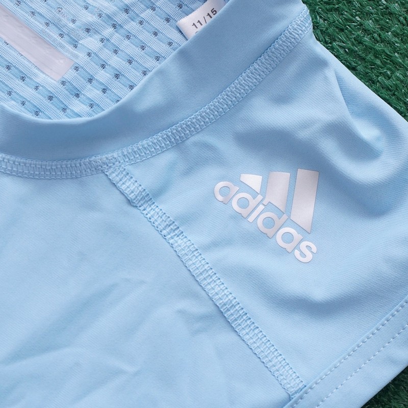 Adidas Men's (Clear Blue) Climachill Techfit Compression Sleeveless T-Shirt gallery