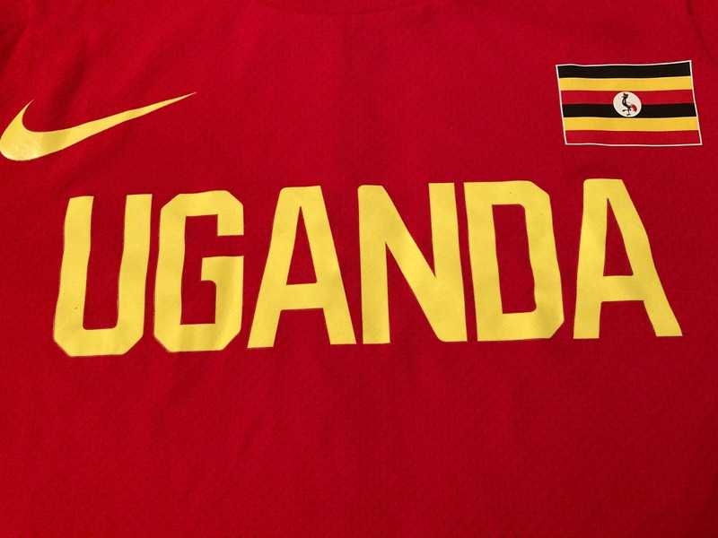 NIKE TEAM ISSUED UGANDA PRO RED RUNNING SHIRT TRACK FIELD 882278-601 MENS MEDIUM gallery