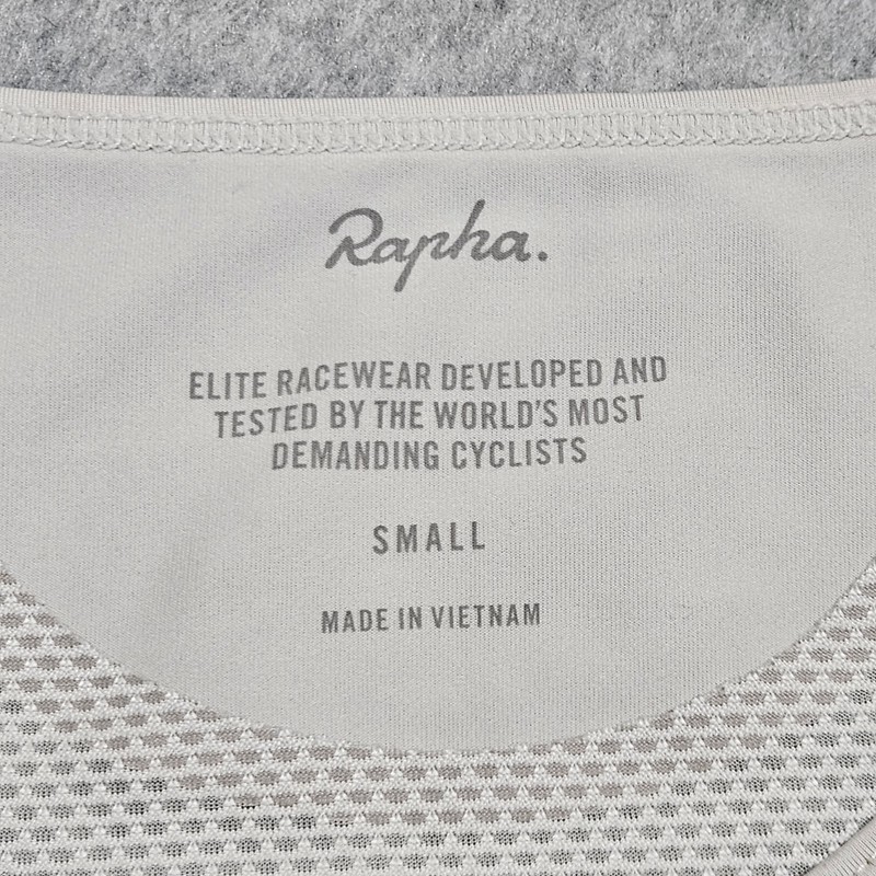 Rapha FLAHUTE Men's Lightweight Base Layer Short Sleeve White Shirt Small gallery