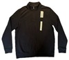 Croft & Barrow Men’s Black Medium 1/4 Zip Extra Soft Fleece Pullover Sweater New gallery