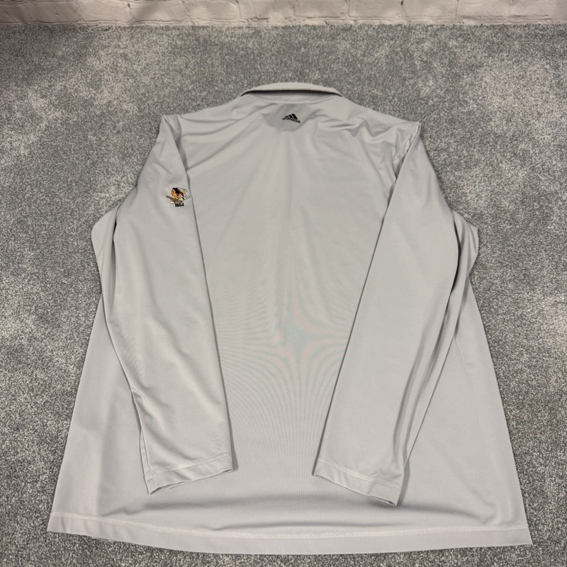 Adidas Philadelphia Cricket Club Polo Mens XL Gray Blue Golf Shirt Climacool gallery