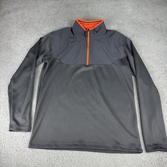 Nike Gilet Mens M Grey Golf Tour Performance Dri Fit Medalist 1/4 Zip Jacket