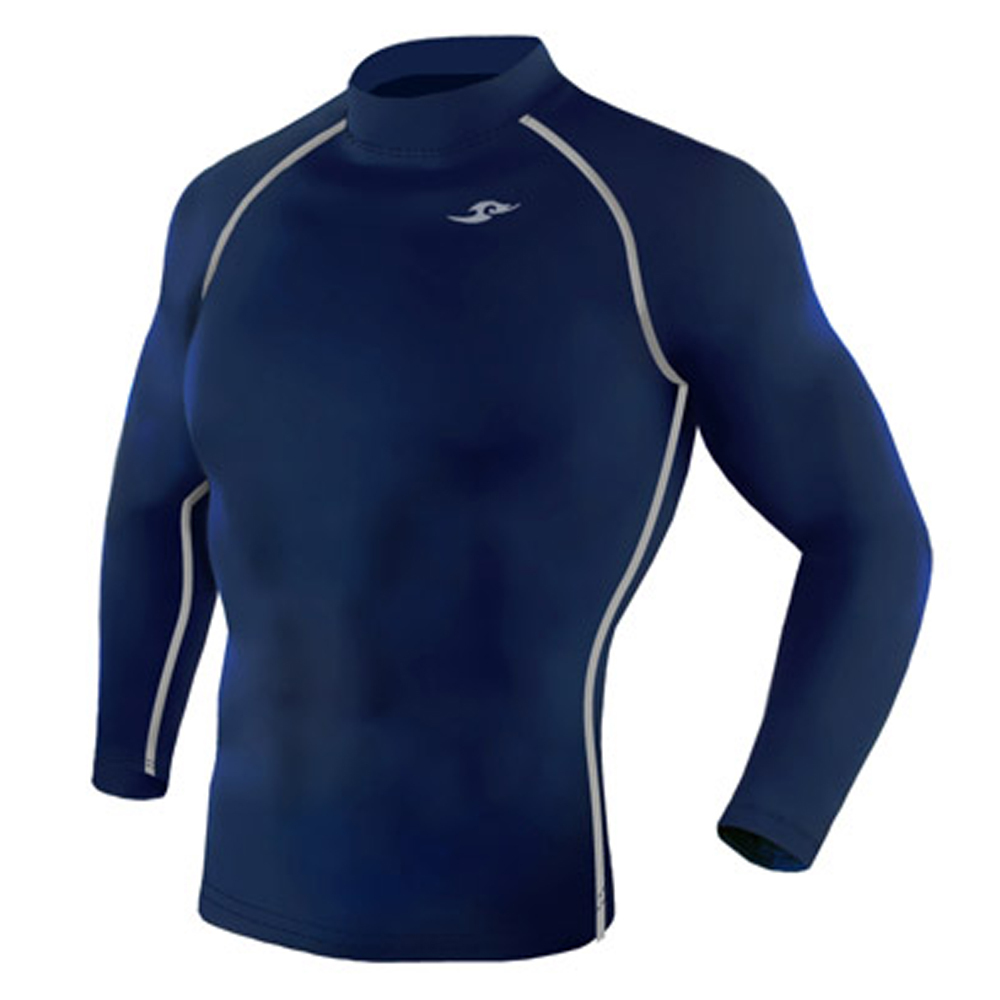 Take Five Mens Skin Tight Compression Base Layer Running Shirt S~2XL Navy 003 gallery