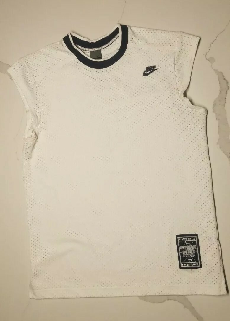 🏀 Nike Supreme Court Classic Rivals East West White Friars Basketball Jersey gallery
