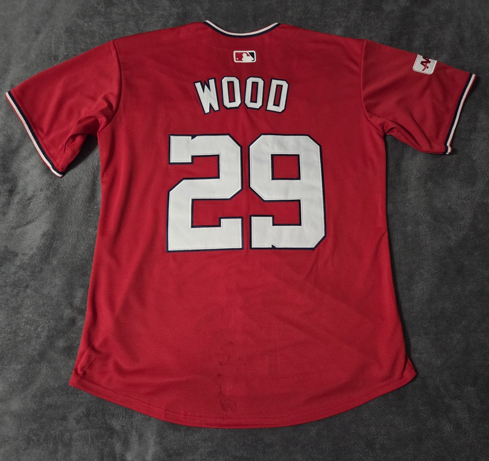 Fast Free Shipping! XL James Wood Washington Nationals Stitched Jersey 29 gallery