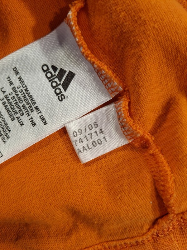 Adidas Long Sleeve T Shirt Mens Large Orange Germany 2006 World Cup Vintage gallery