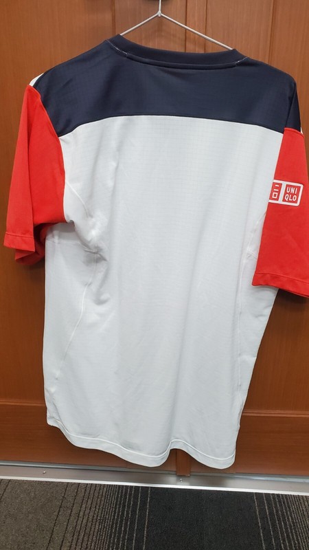 UNIQLO tennis shirt Kei Nishikori Novak Djokovik L size (US M) gallery