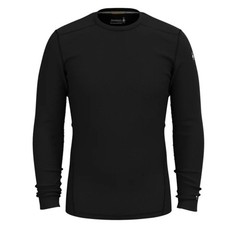 ➿ Smartwool Men’s Thermal Base Layer Crewneck Shirt, LARGE, Black