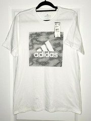 Adidas Amplifier T-Shirt Men’s Large Short Sleeve White New with Tags Casual Tee