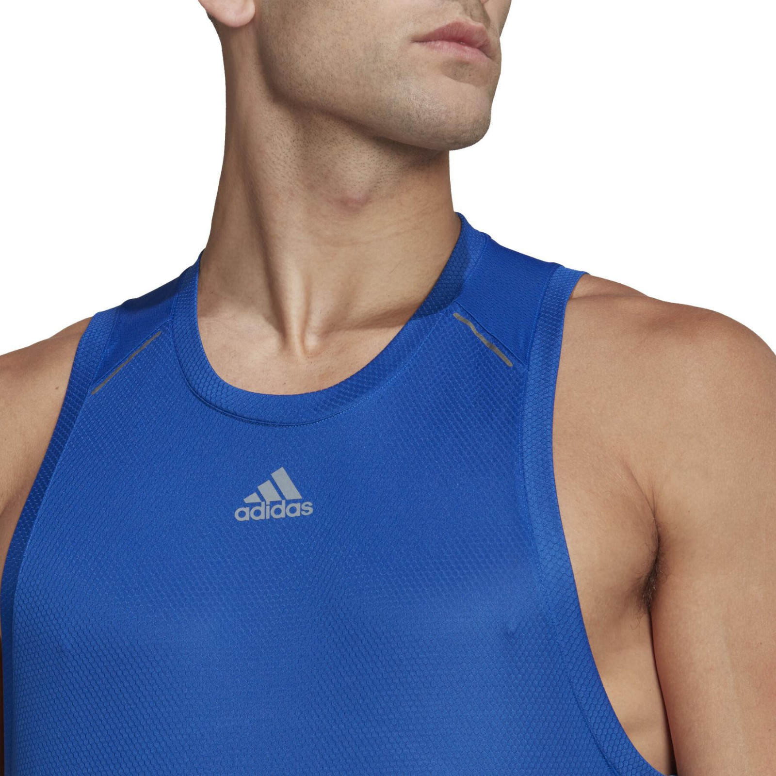 $45 NEW Adidas Men's High Intensity Spin Training Tank in Blue Sz Medium HP1756 gallery