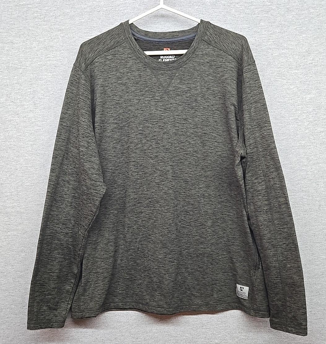 Rugged Elements Durable Utility Long Sleeve Shirt Men’s XL Olive Green Polyester gallery