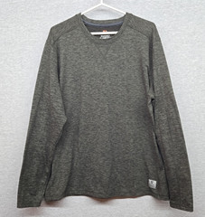 Rugged Elements Durable Utility Long Sleeve Shirt Men’s XL Olive Green Polyester