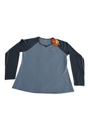 Simms Men’s Solar flex Crew neck XL Cornflower Heather UPF 50+ Long Sleeve