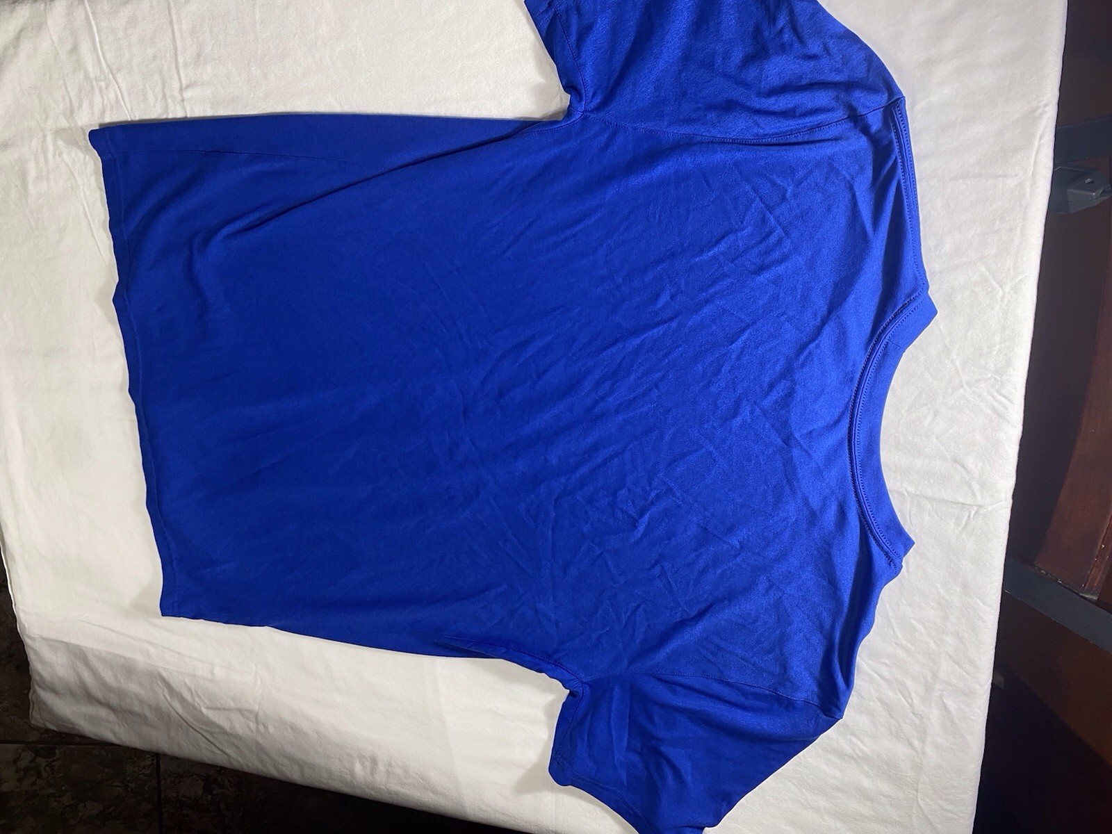 Men’s Nike Dri-Fit Athletic Running Short Sleeve Shirt M Blue gallery