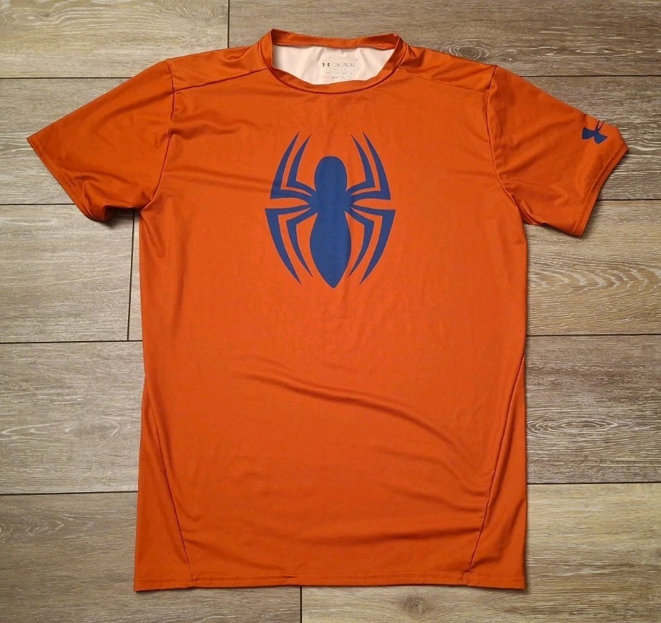 Under Armour Alter Ego Spider-Man Compression Shirt Mens 2XL Red Short Sleeve gallery