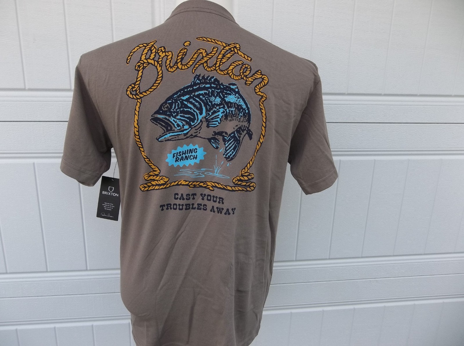 NWT MEN'S BRIXTON CAST STANDARD TEE SHIRT.MEDIUM.BRAND NEW FOR 2026. gallery