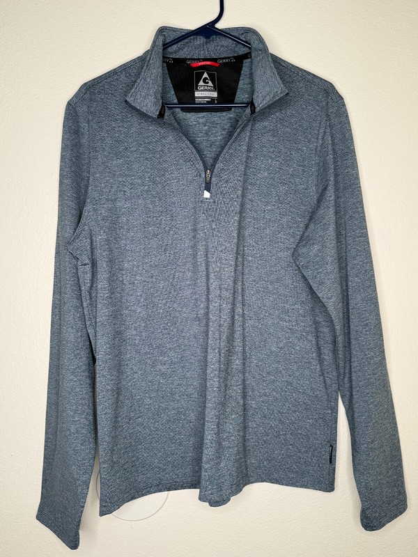 Gerry Men's Active 1/4 Zip Lightweight Layer, size L / G NWOT gallery
