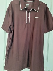 Vintage Nike Roger Federer RF 2009 Basel Paris Masters Tennis Polo Shirt