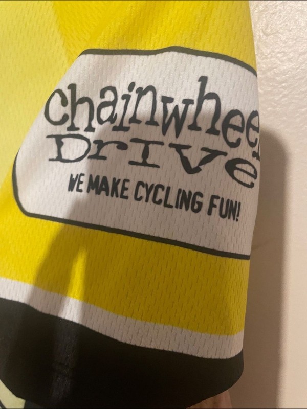 Chainwheel Drive Cycling Jersey - Yellow, Orange, Blue, Green Speedwear XL gallery