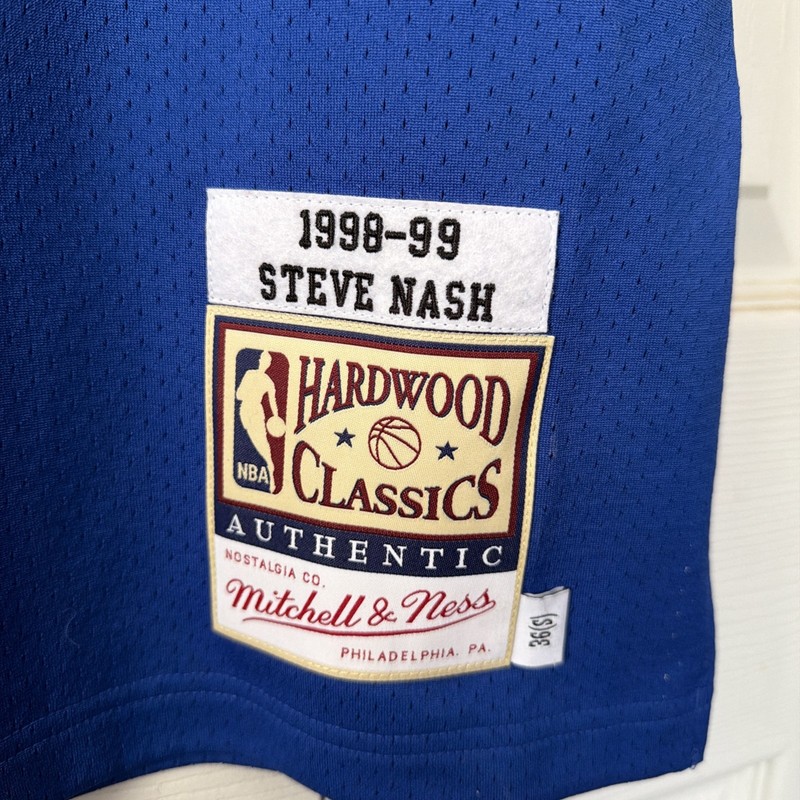 MITCHELL & NESS NBA AUTHENTIC JERSEY DALLAS MAVERICKS 98 STEVE NASH Size S gallery