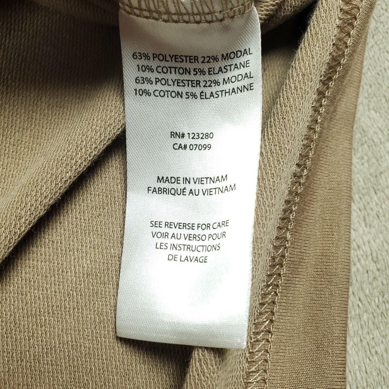 Travis Mathew Pullover Mens Large Beige 1/4 Zip Golf Stretch Performance Top gallery