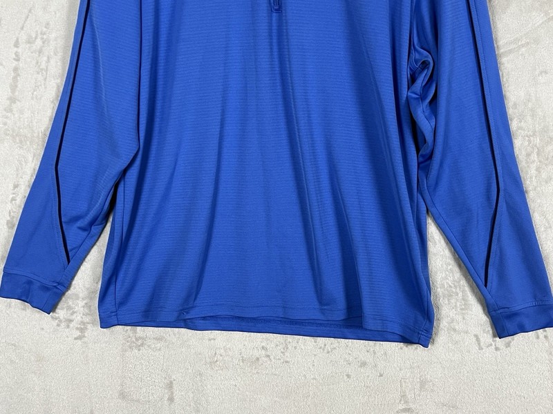 Tommy Armour Dri Logic Layer Pullover 1/2 Zip Men's L Blue Lightweight Stretch gallery