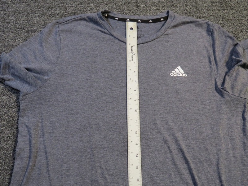 Adidas Shirt Mens Large Gray Aeroready Primegreen Athletic Performance Tee Top gallery