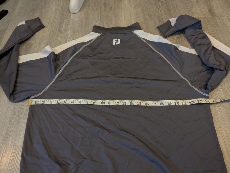 Footjoy x Cadillac Performance Golf Quarter Zip Pullover Mens Large gallery