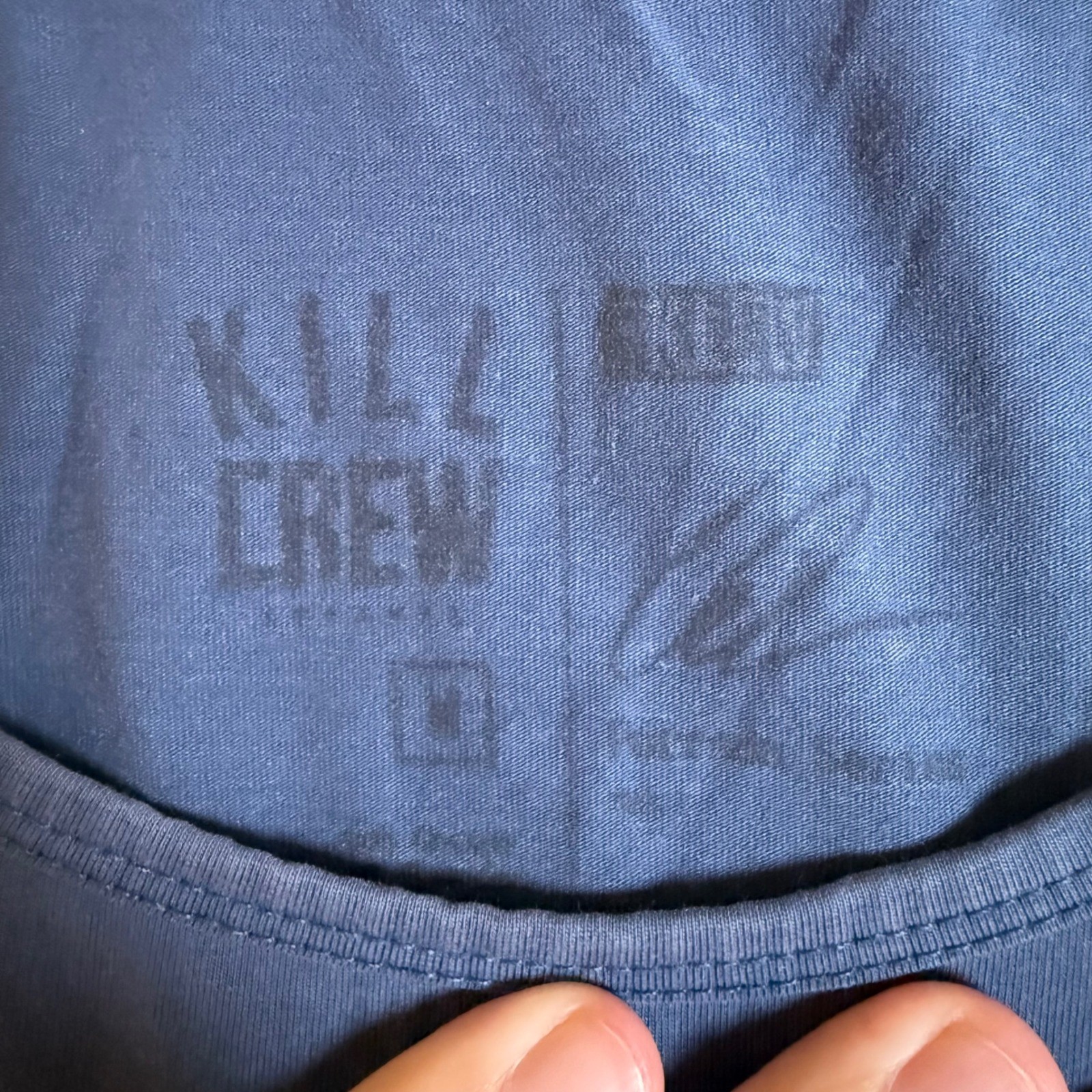 Kill Crew Boxing Club Graphic Tank Top Mens Medium Navy Blue Gym Shirt Skeleton gallery